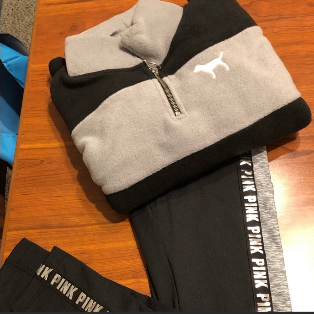 Grey/Black PINK outfit